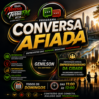 Uma Manhã de Trabalho, Dedicação e Proximidade na Nossa Terra FM, COM NOÉ